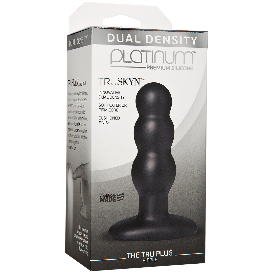 The Tru Plug Ribbed Butt Plug 2