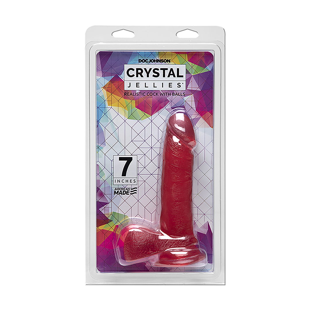 Realistic Cock With Balls 7 / 18 Cm 6