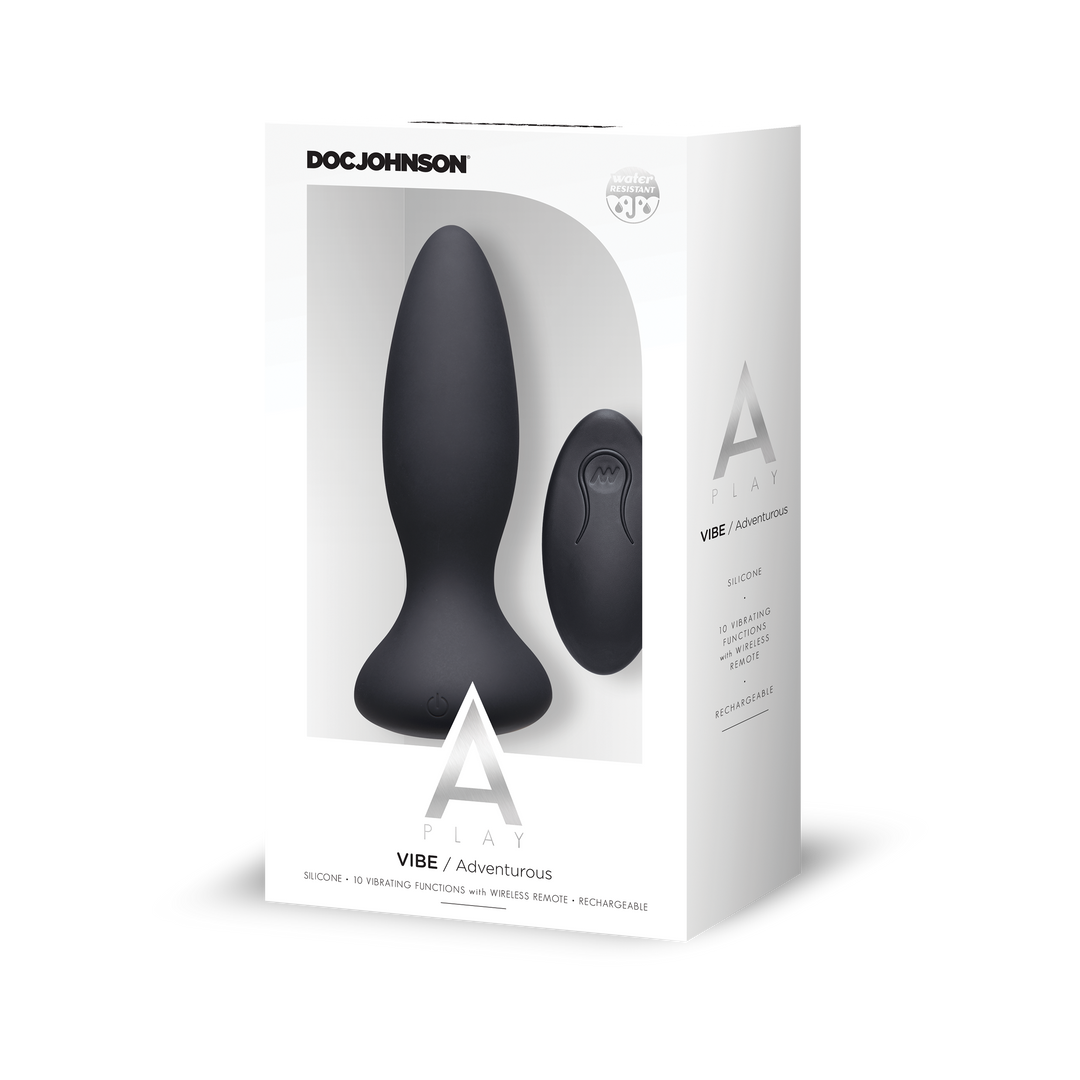 Vibe Adventurous Silicone Anal Plug With Remote Control 2