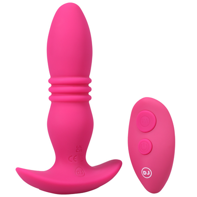 Rise Silicone Anal Plug With Remote Control 1
