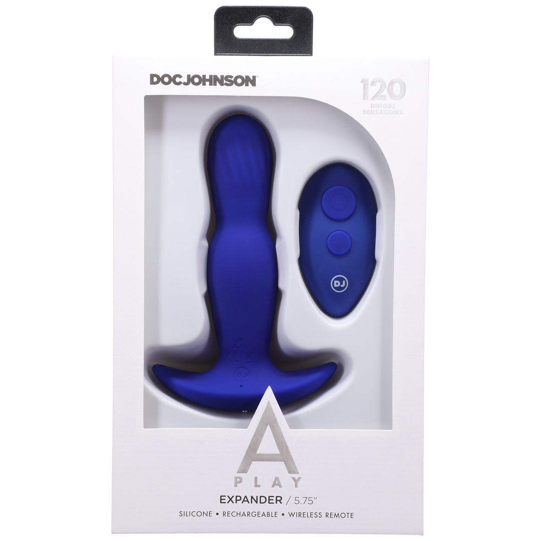 Expander Silicone Anal Plug With Remote Control 1