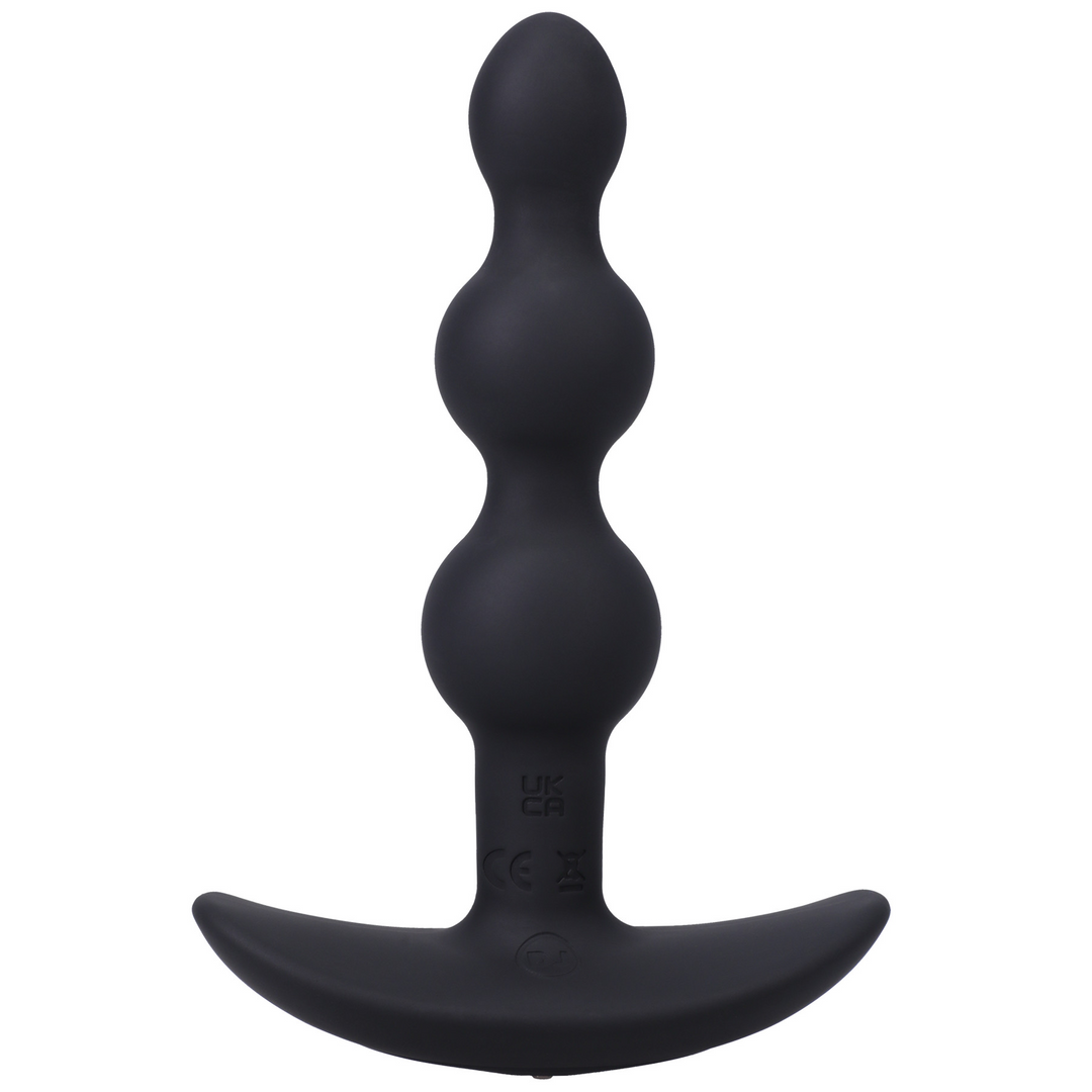 Beaded Vibe Silicone Anal Plug With Remote Control 2