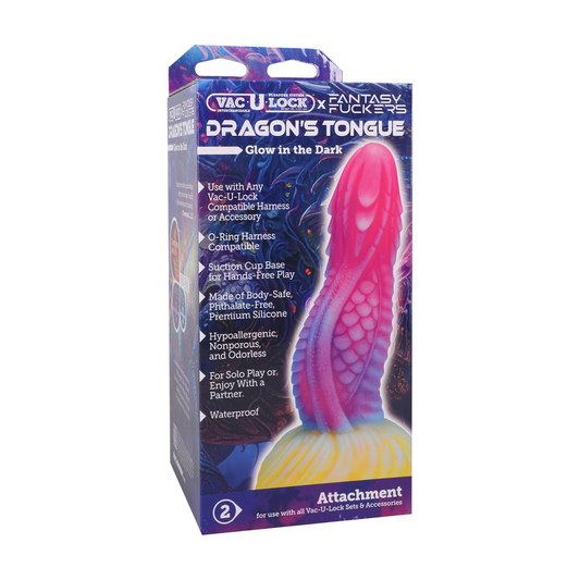 Fantasy Fuckers Dragon's Tongue Glow In The Dark Multicolor