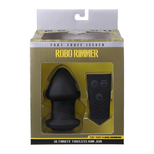 Robo Rimmer X Vibrating Plug Black