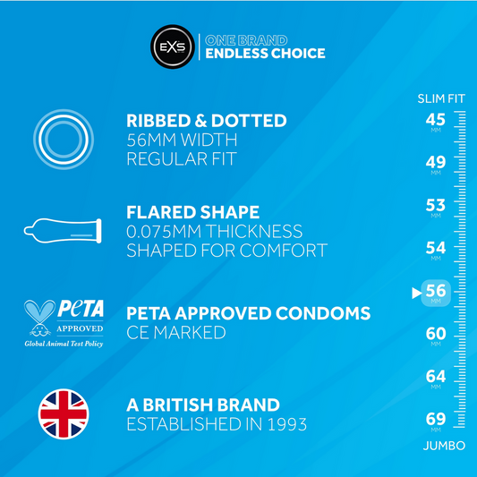 EXS Sensation Pack Condooms 24 Stuks