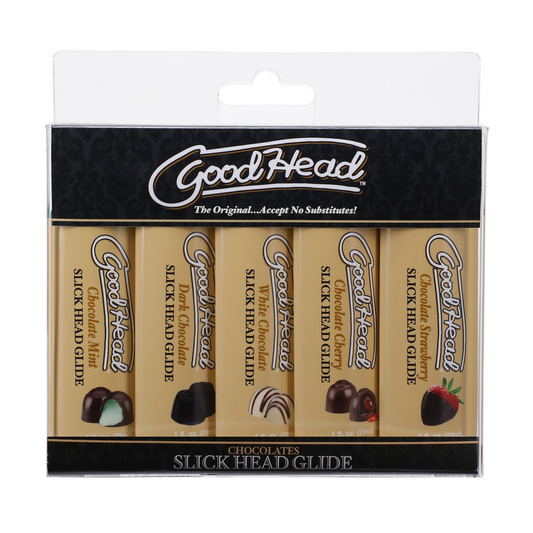 Slick Head Glide Chocolates 5 Pack 1 Fl Oz / 29 Ml