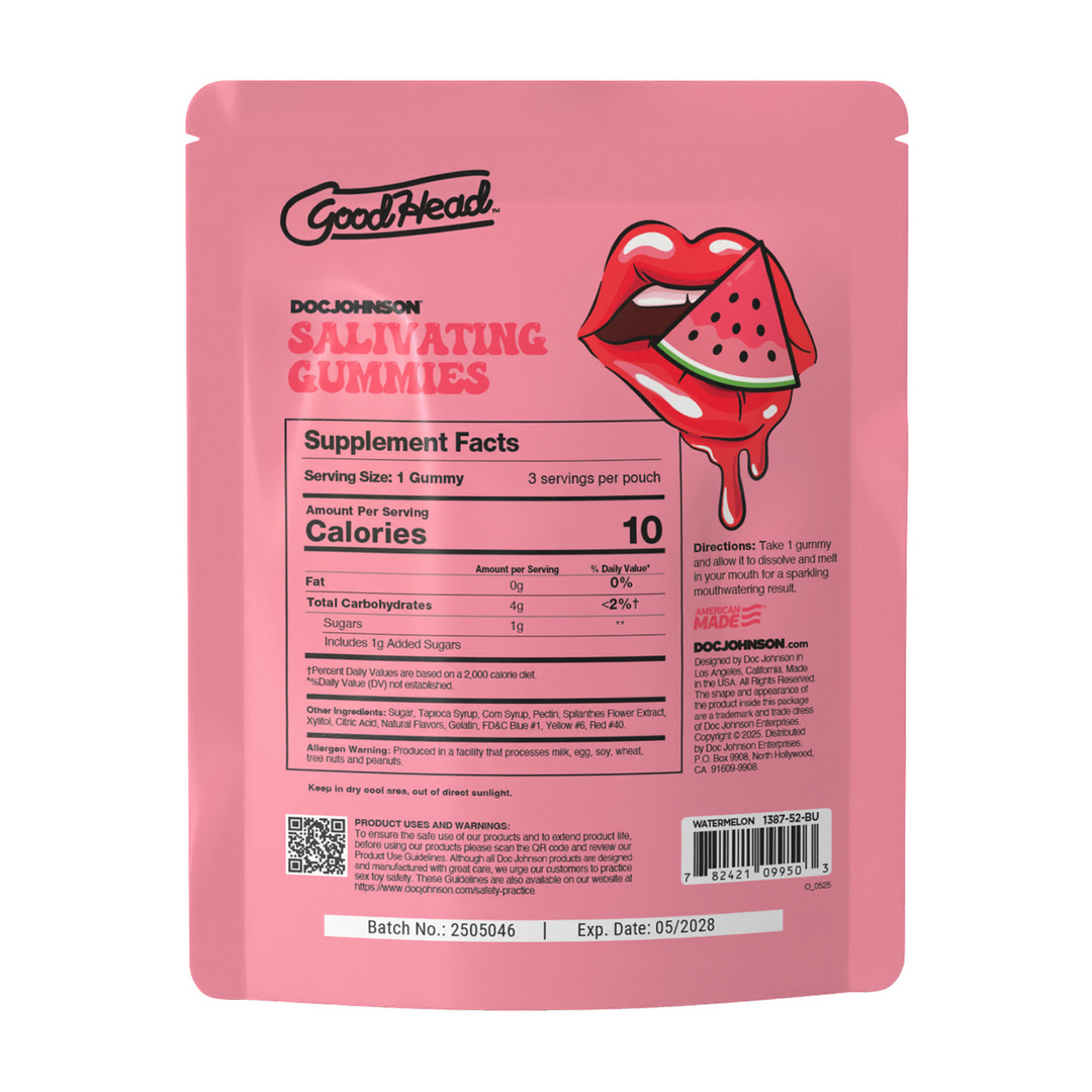 Salivating Gummies 24 Ct Display 12 Gr Watermelon