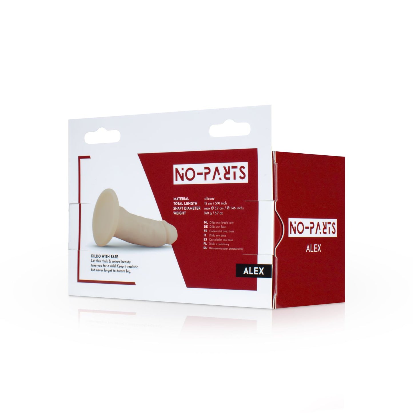 No Parts Alex Realistische Dildo 15 Cm