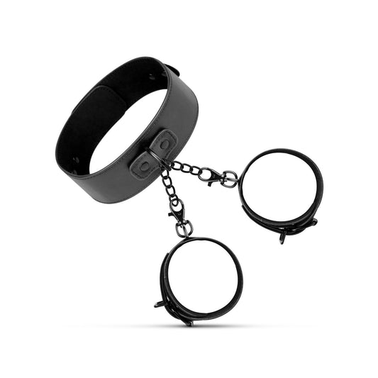 Bedroom Fantasies Halsband & Polsboeien Zwart