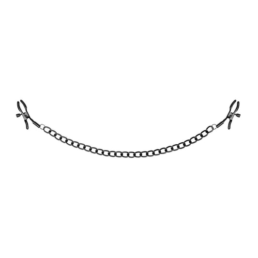 Bedroom Fantasies Tepelklemmen Met Ketting Zwart