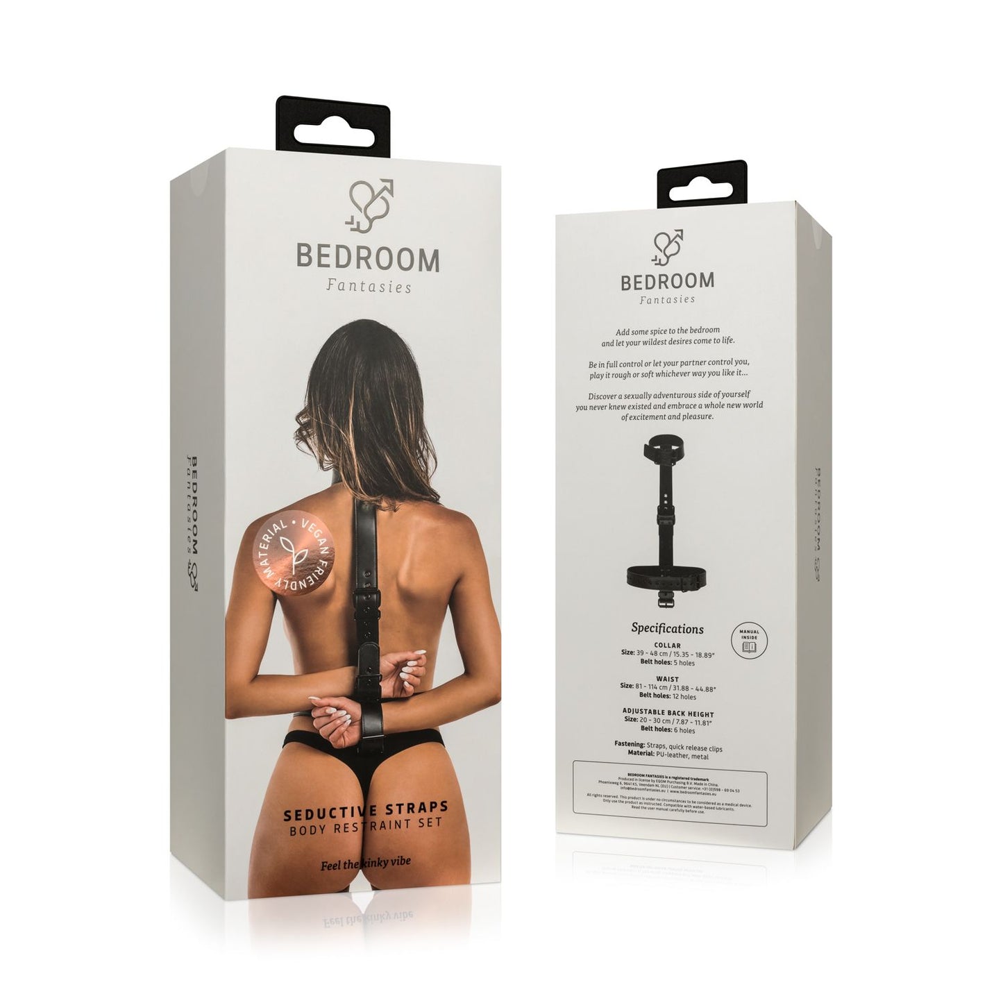 Bedroom Fantasies Halsband Met Polsboeien Body Restraint Set