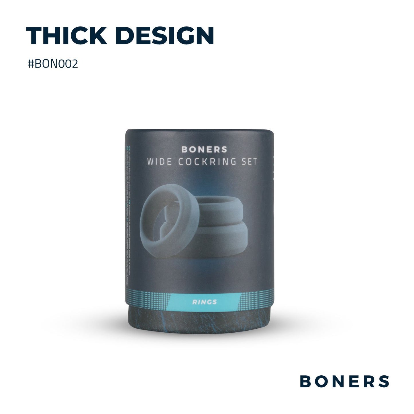 Boners Cockring Set 3 Delig