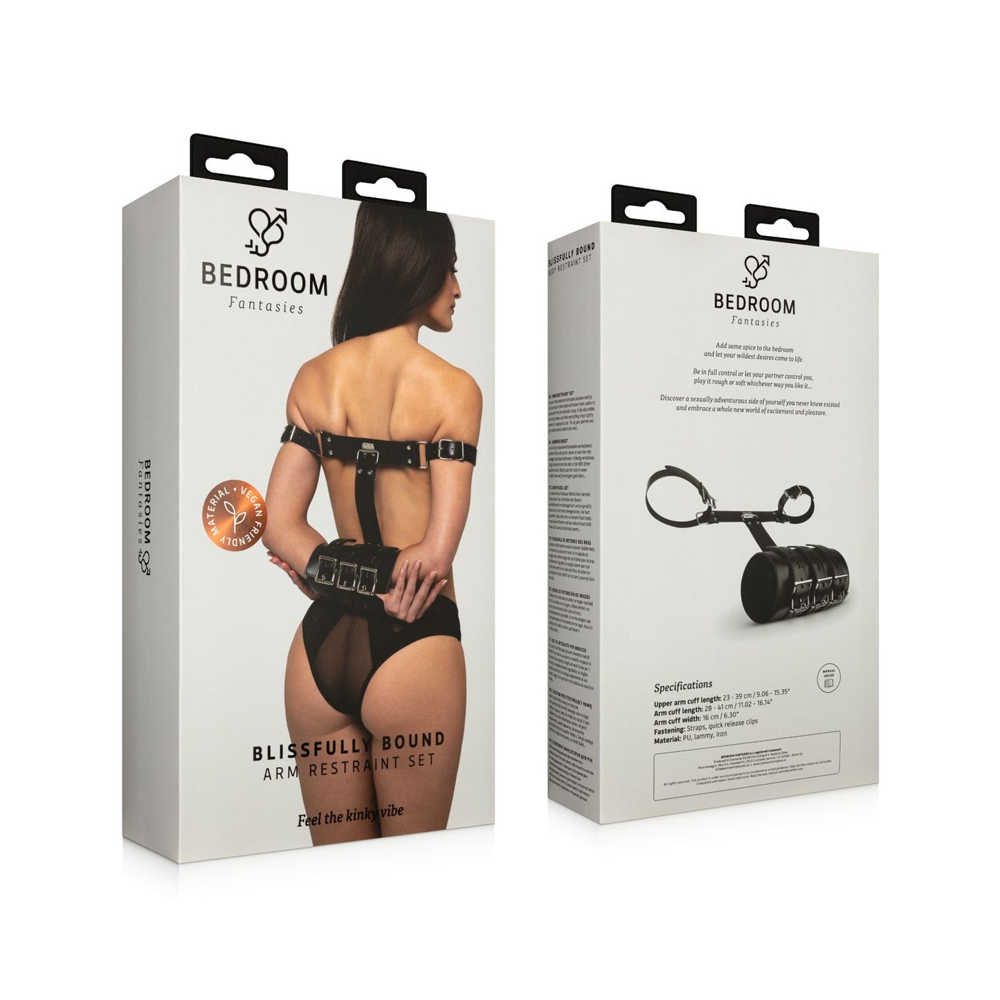 Bedroom Fantasies Blissfully Bound Armboeien Set Zwart