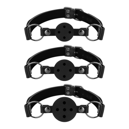 Bedroom Fantasies Set Van 3 Ball Gags Zwart