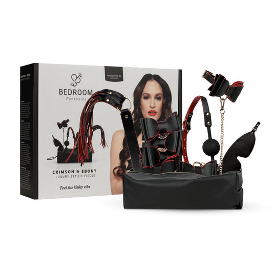 Bedroom Fantasies Crimson & Ebony 8 Delige Luxe Set