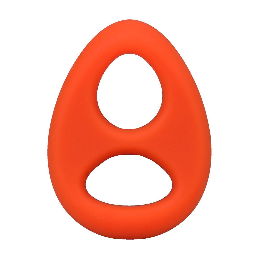The Code Silicone Cockring With Bandana Orange