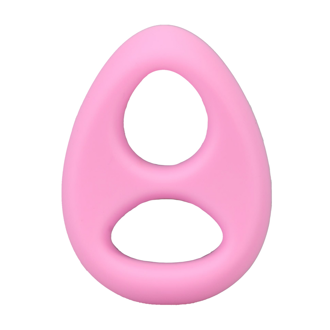 The Code Silicone Cockring With Bandana Pink
