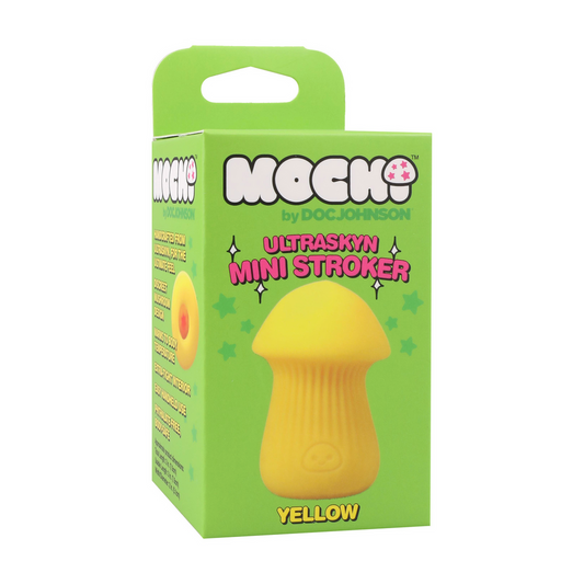 Mushroom Stroker Ultraskyn Mini Stroker Yellow