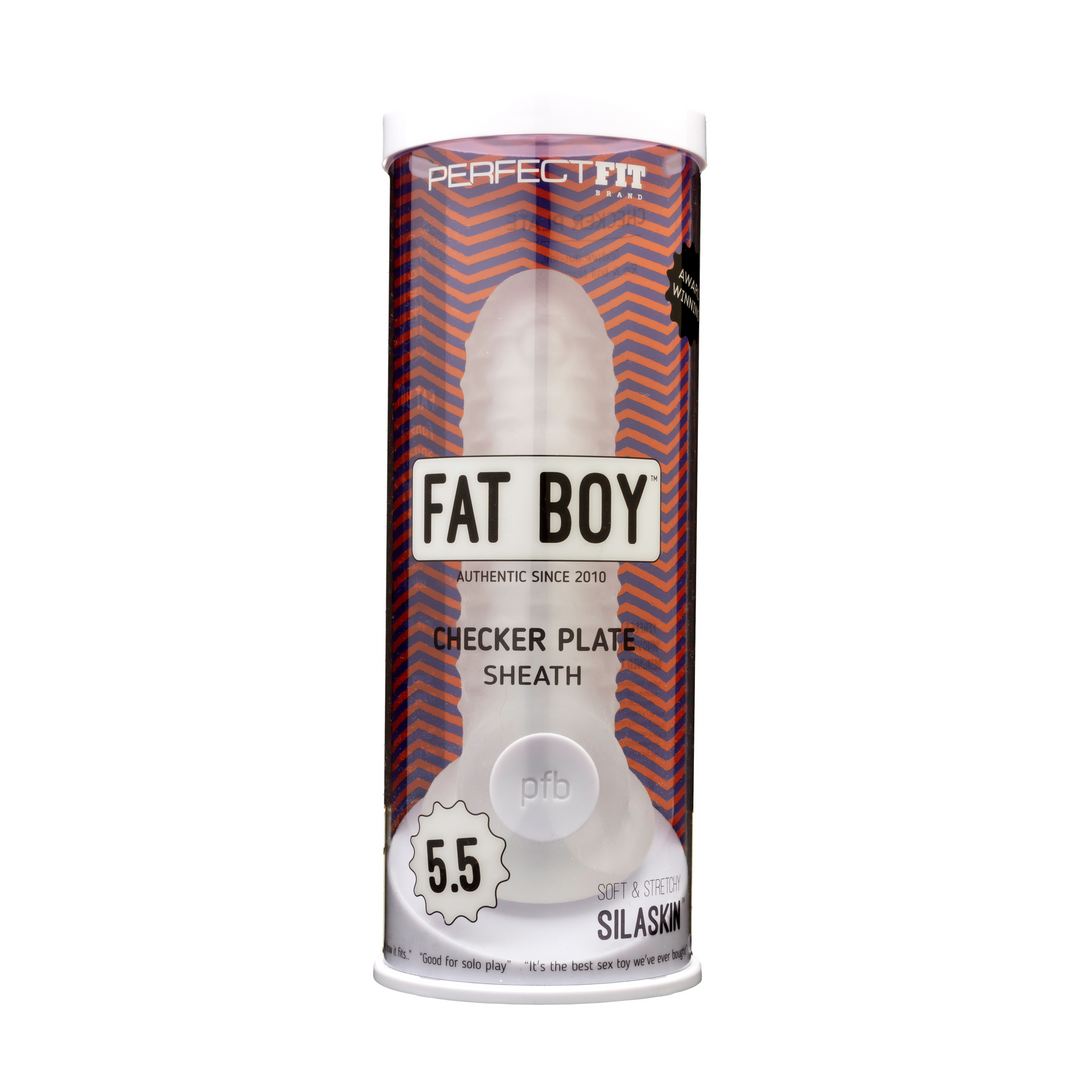 Perfectfitbrand Fat Boy Checker Box Sheath Dildo 14 Cm