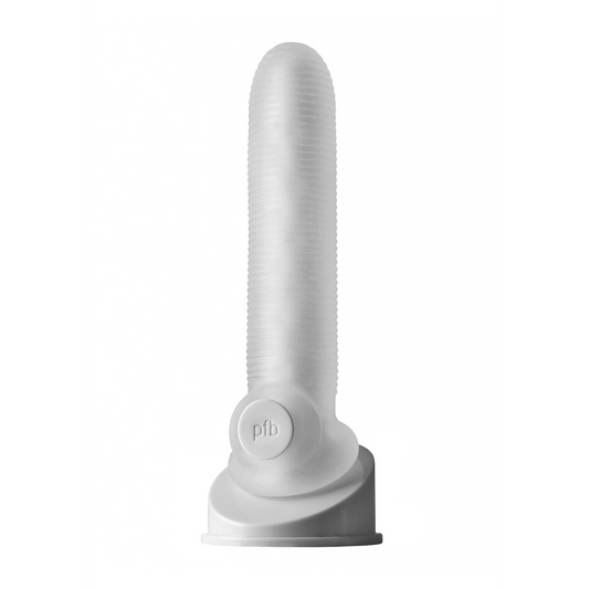 Perfectfitbrand Fat Boy Micro Ribbed Sheath Dildo 14 Cm