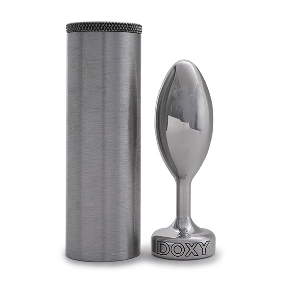 Doxy Metalen Buttplug Glad 13 cm
