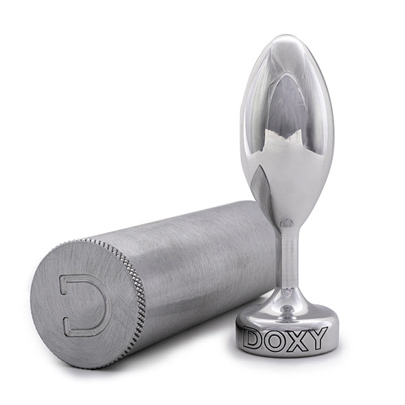 Doxy Metalen Buttplug Glad 13 cm