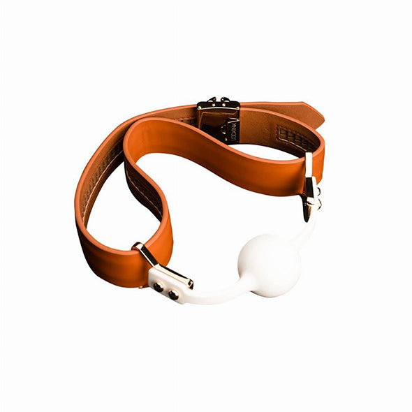 LOCKINK - Ball-Gag & Gag-bite Set - brown