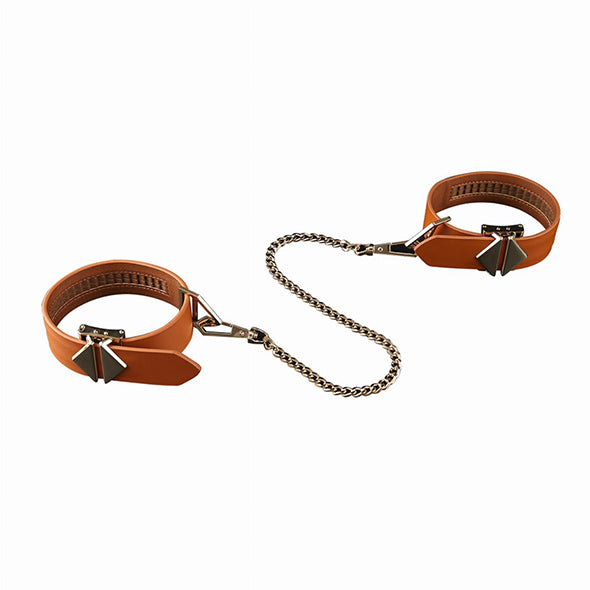LOCKINK - 8-Bondage-Straps Restraint Set - brown