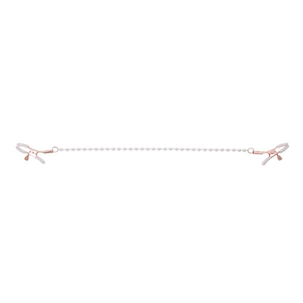 Sportsheets - S&M Peaches ‘n CreaMe Pearl Nipple Clamps Cream
