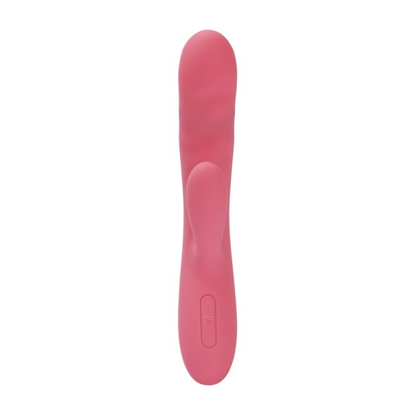 Svakom - Avery Powerful Thrusting Vibrator Strawberry Pink