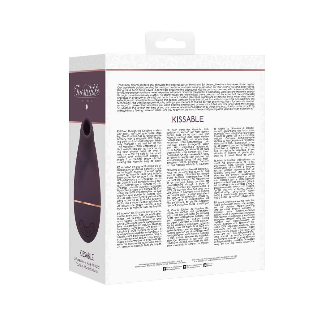 Shots Irresistible Kissable Vibrator 11 cm