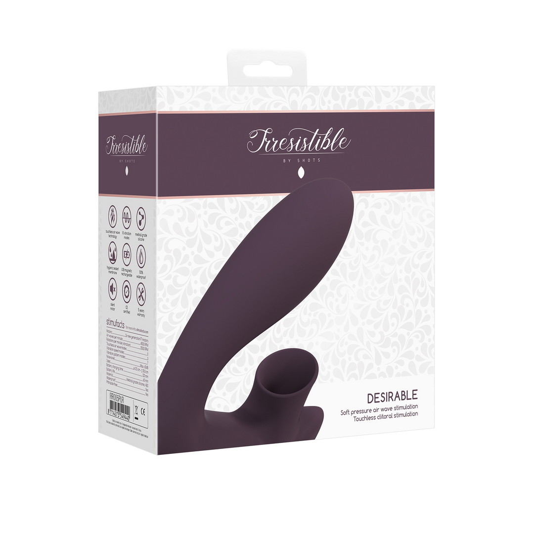 Shots Irresistible Desirable Vibrator 12 cm