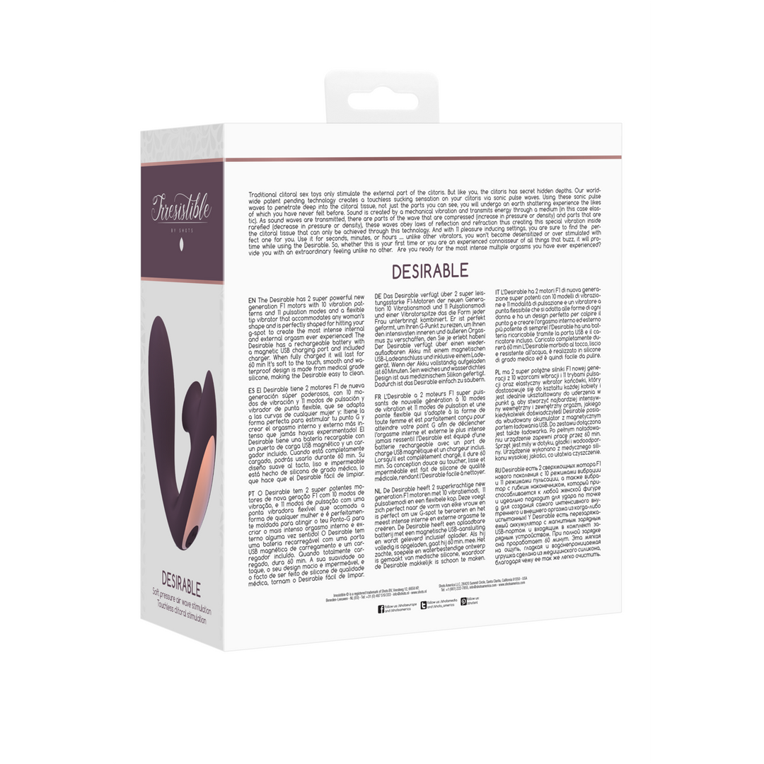 Shots Irresistible Desirable Vibrator 12 cm