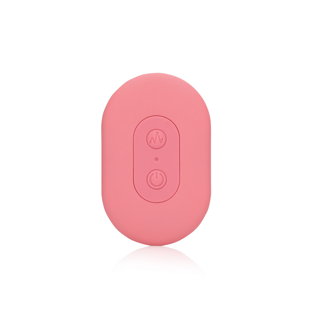 Ultra Soft Silicone Egg Vibrator With Remote Control Pink Arabesque