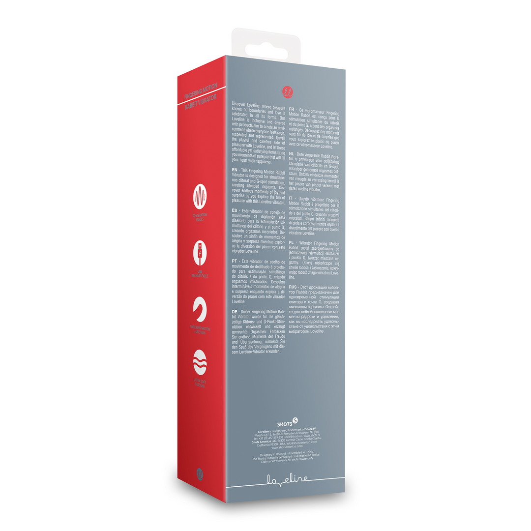 Fingering Motion Rabbit Vibrator Weathervane Grey