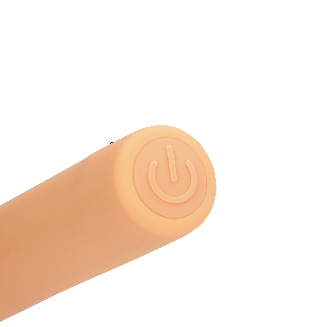 Loveline Fingering G-spot Vibrator Peach Fuzz