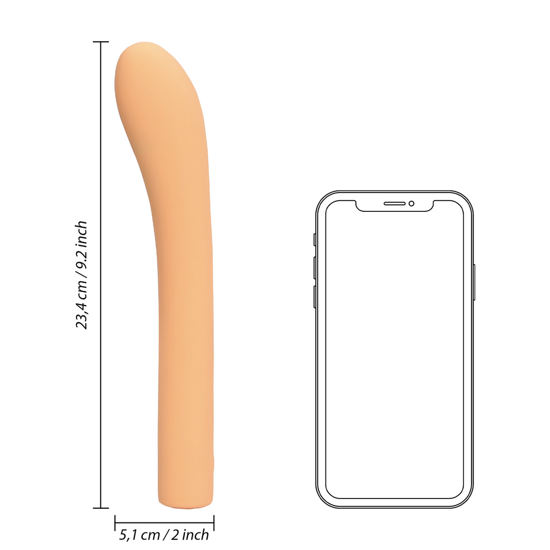 Loveline Fingering G-spot Vibrator Peach Fuzz