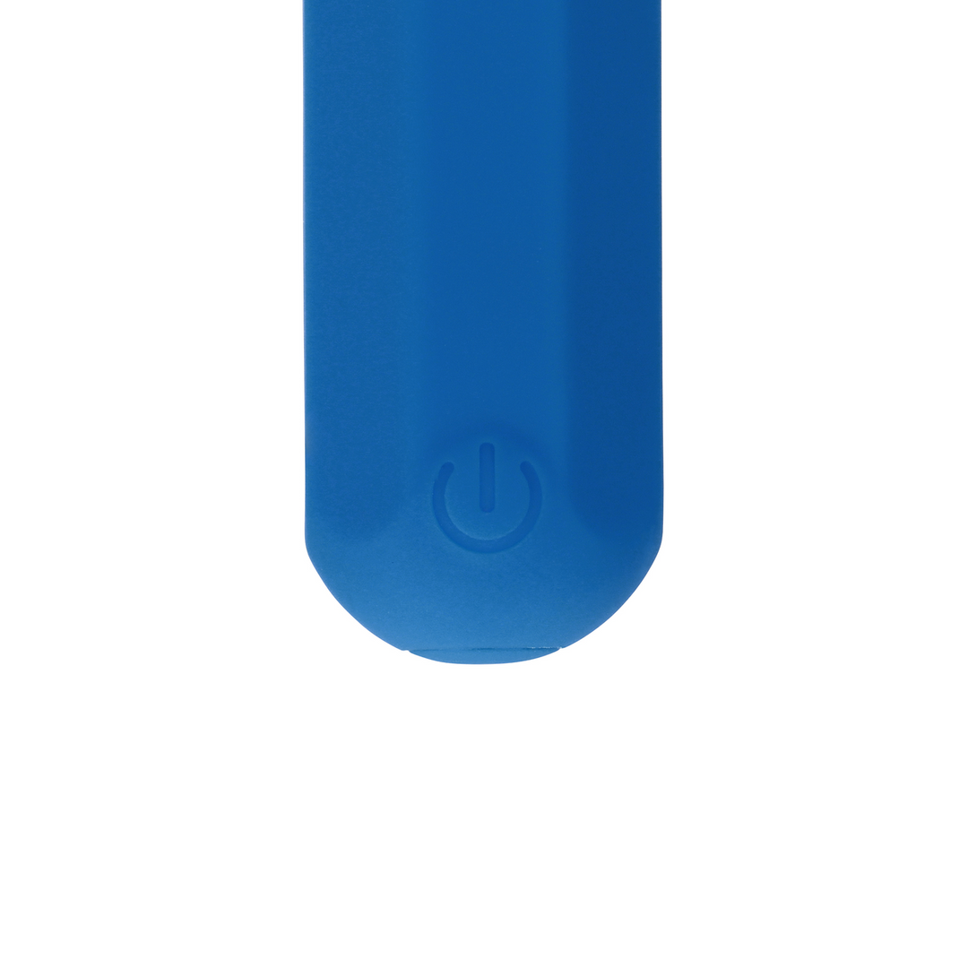 Loveline Hexagon Shaped Bullet Vibrator Jetset Blue