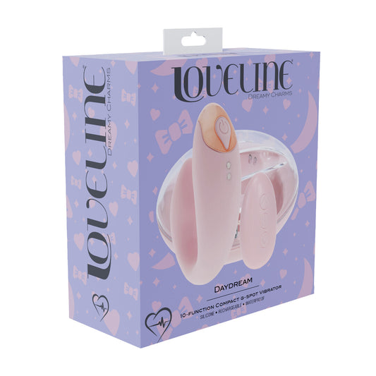 Daydream Compact G Spot Vibrator With Remote Control Pink