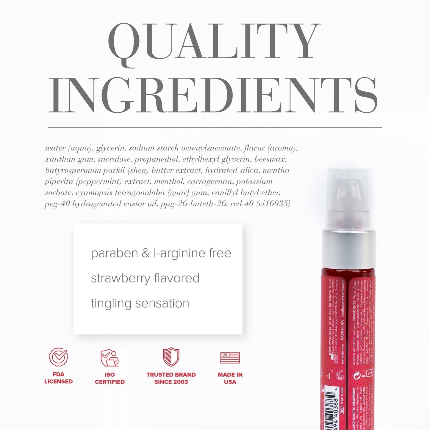 System JO Stimulerende Gel Voor Tepels 30 ml