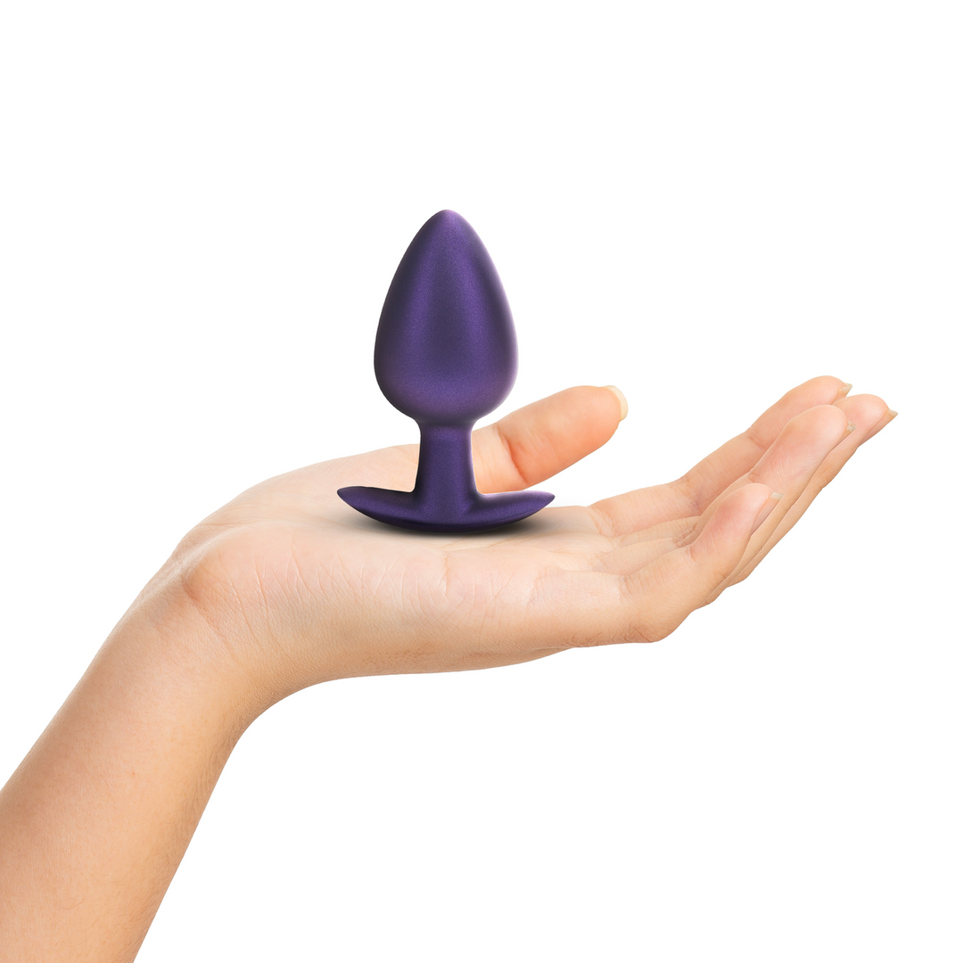 Ouch! Gladde Buttplug Purper 9 Cm