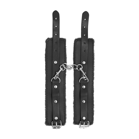 Plush Leather Handcuffs