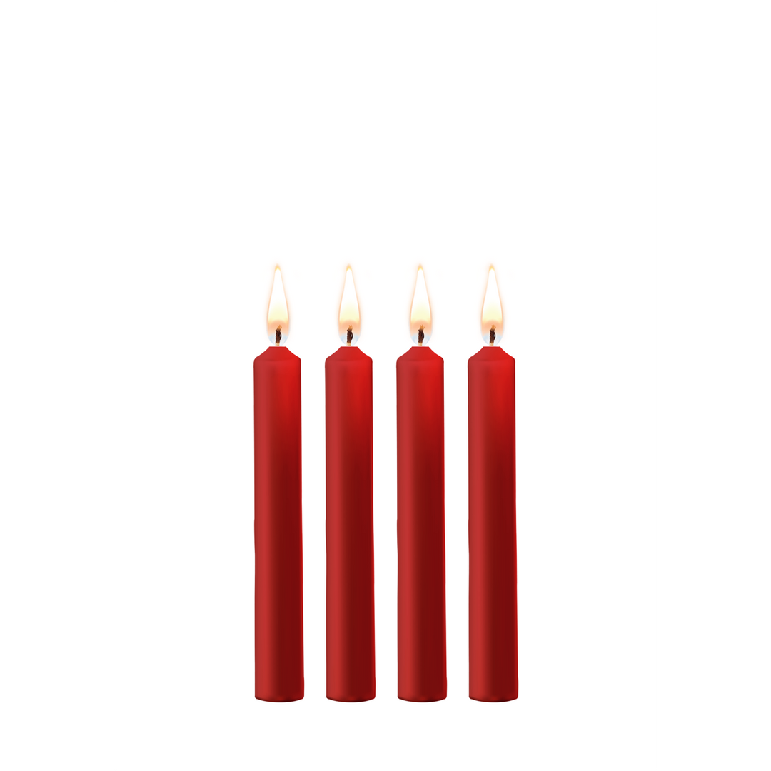 Teasing Wax Candles 4 Pieces Black
