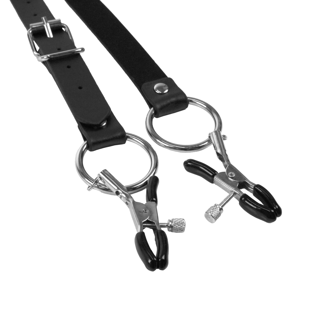 Labia Spreader With Clamps Black