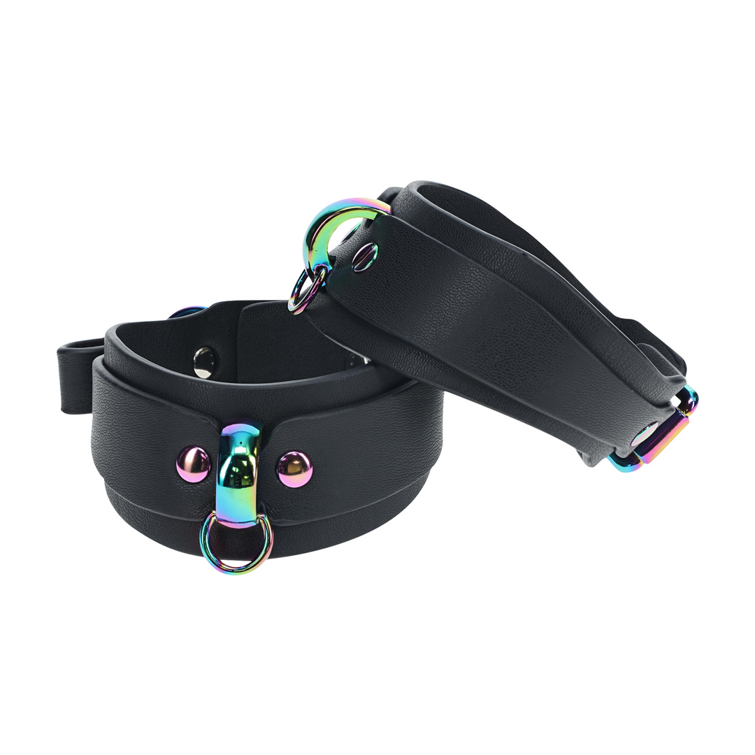 Ouch! Venice Collection Leg Cuffs Black