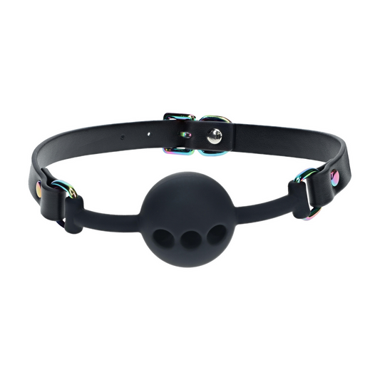 Ouch! Venice Collection Silicone Ball Gag Black