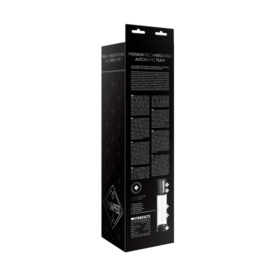 Pumped Premium Automatische Penispomp Zwart