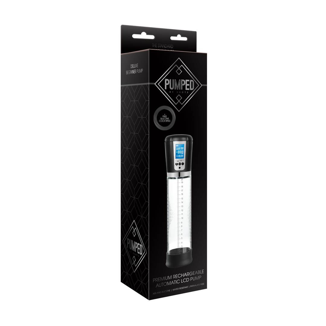 Pumped Premium Automatische Lcd Penispomp