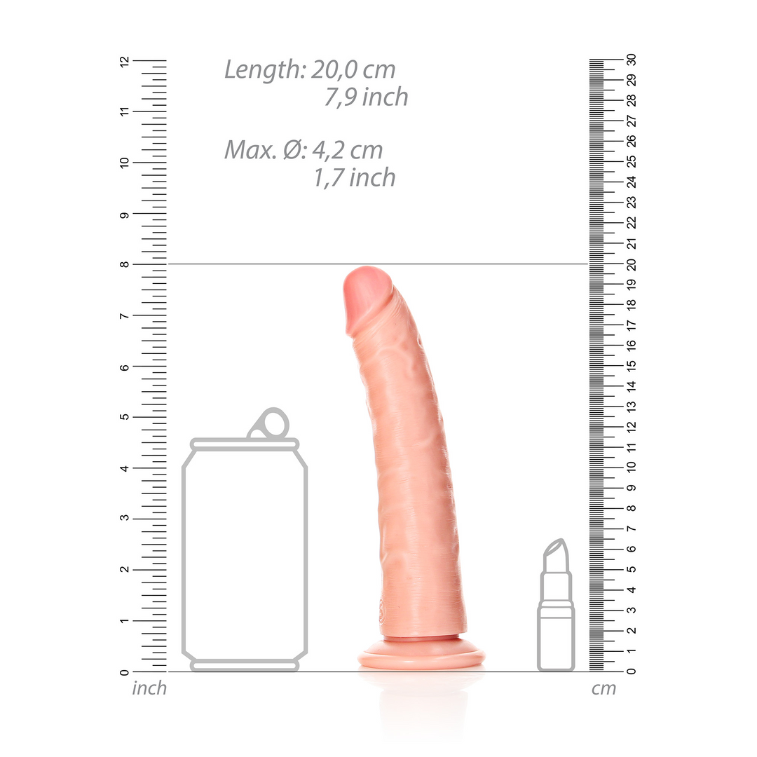 Realrock Slim Realistic Dildo With Suction Cup 7 / 18 Cm