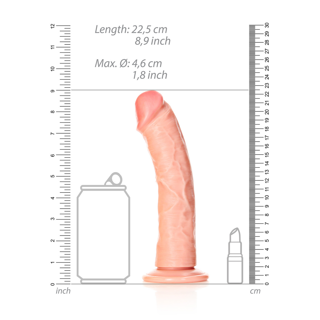 Realrock Curved Realistic Dildo With Suction Cup 8 / 20,5 Cm